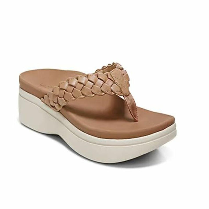 Lexie - BRAIDED ORTHOPEDIC WEDGE THONGS