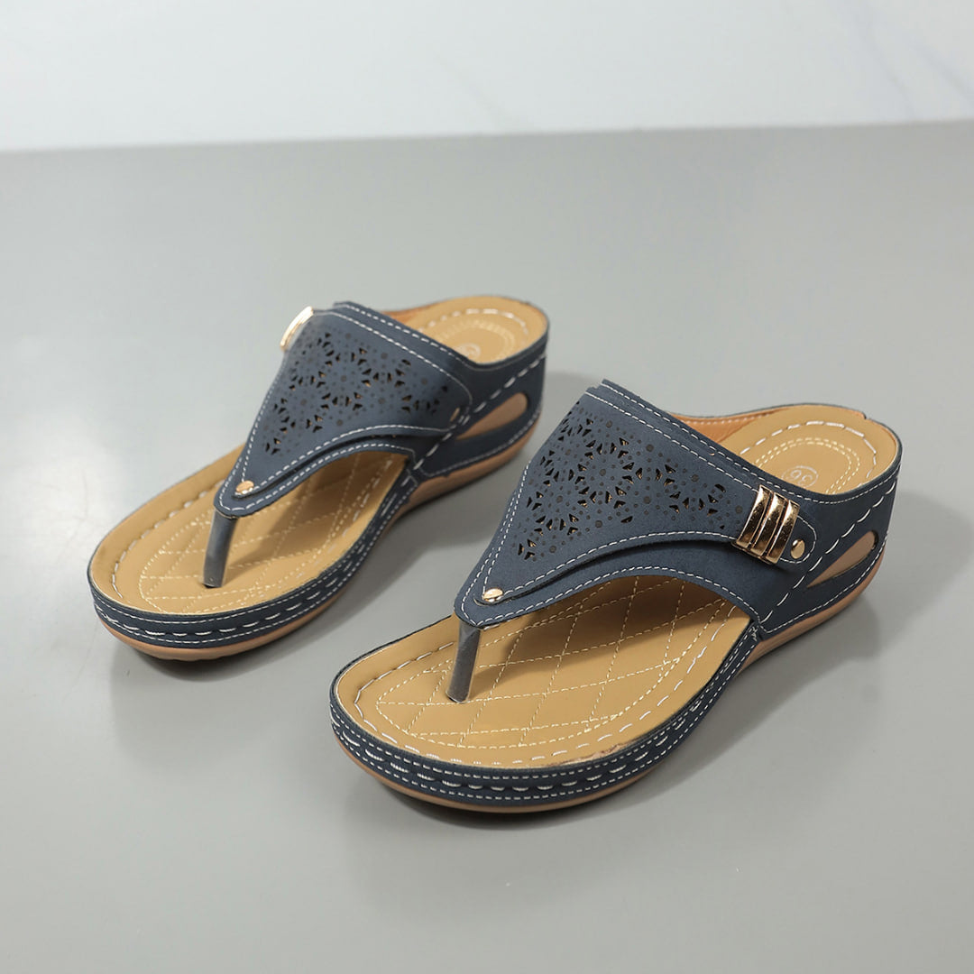 Leila Stitched Sandals