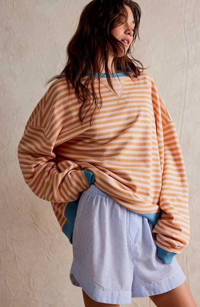 Mona | Striped Oversized Sweater