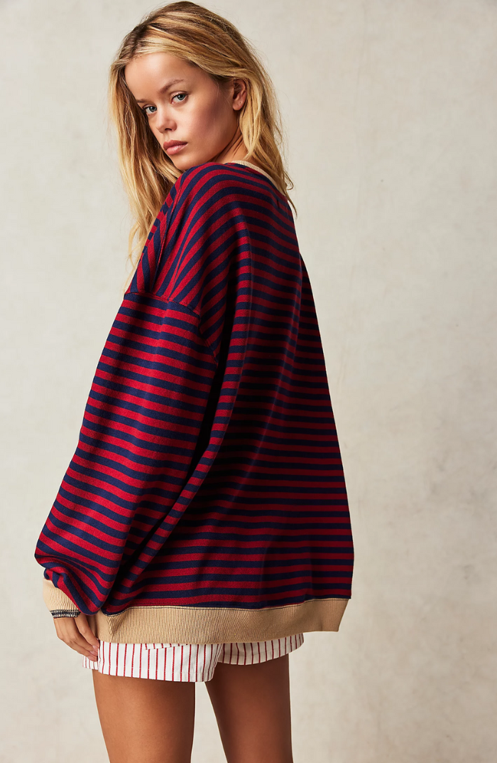 Mona | Striped Oversized Sweater