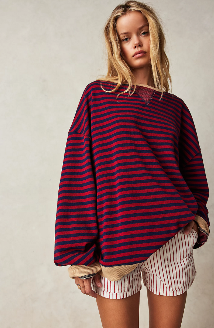 Mona | Striped Oversized Sweater