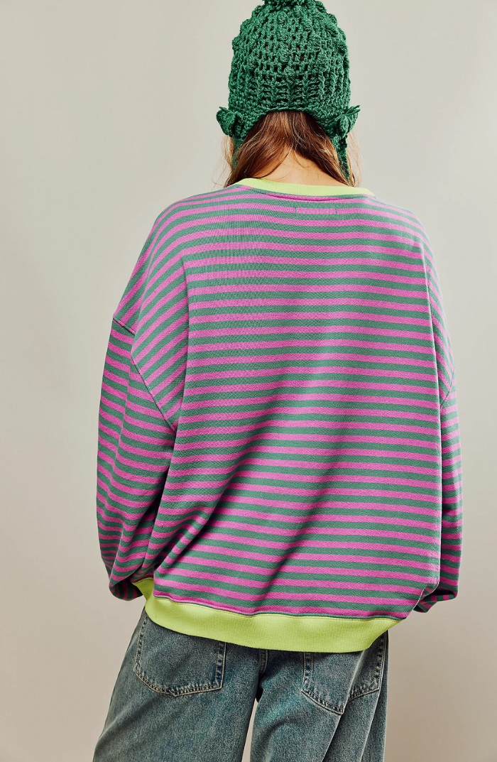 Mona | Striped Oversized Sweater