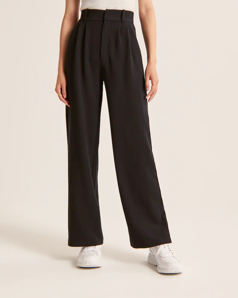 Lila | Black Wide-Leg Pants