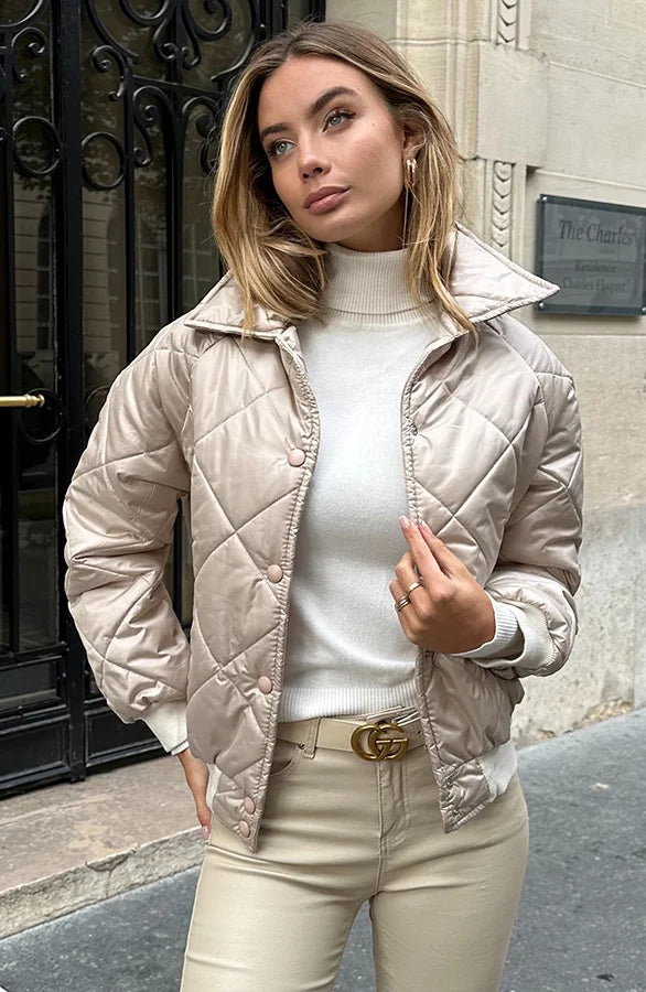 Cressida | Bomber Jacket In Beige