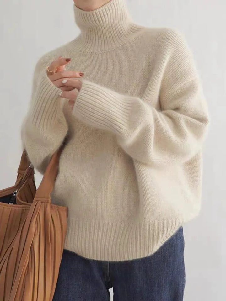 Damen | Cashmere turtleneck sweater