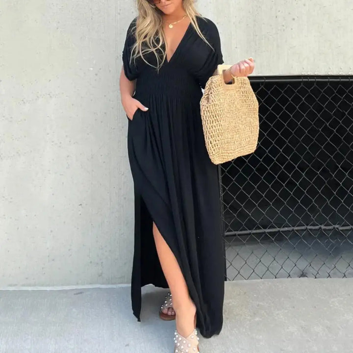 Nada™ | V-Neck Maxi Dress