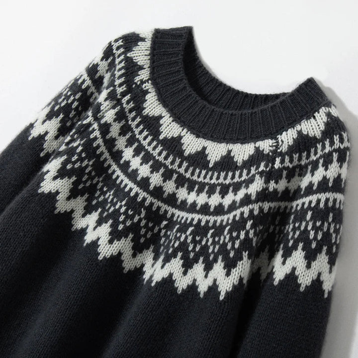 CLAUDIA | O-NECK KNITTED SWEATER