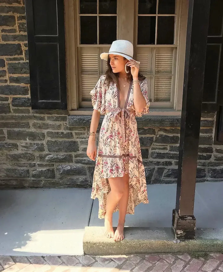 Irene - Cotton Boho Summer Dress