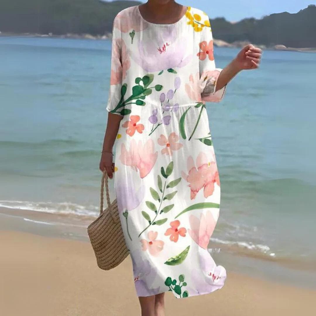 Elle™ Elegant Floral Dress