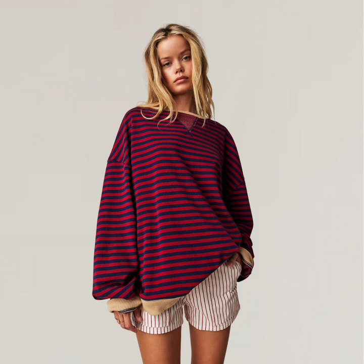 Margot | Oversized Striped Sweater