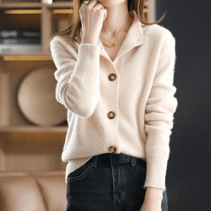 Anny™ | Cashmere Knitted Cardigan