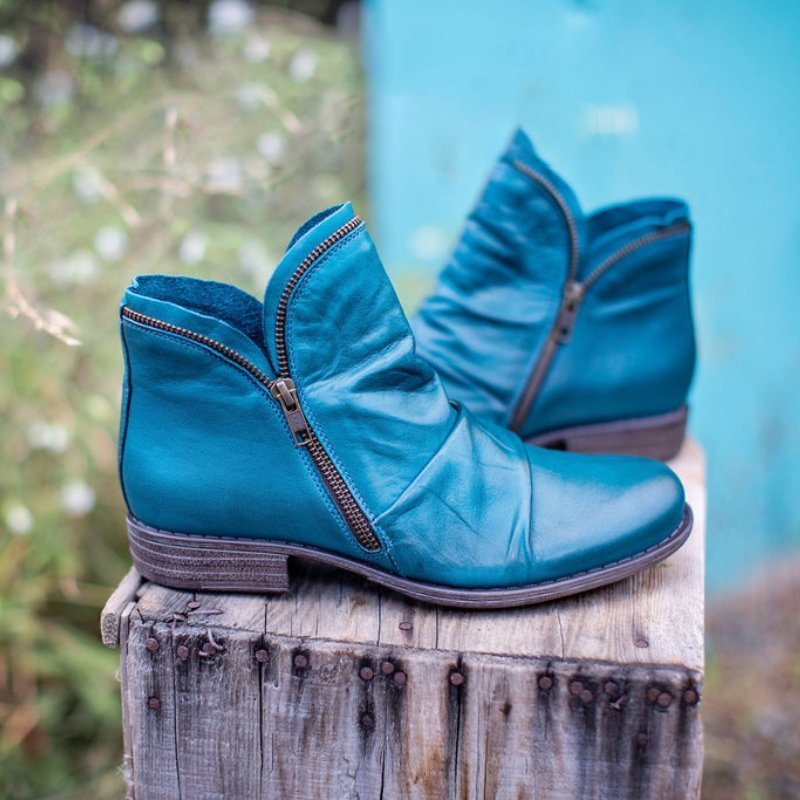 Martha's | Zip-Up Leather Boots